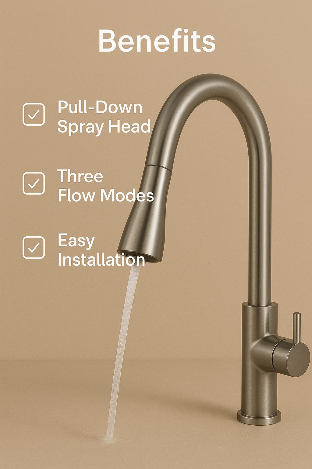 3-in-1 Kitchen faucet