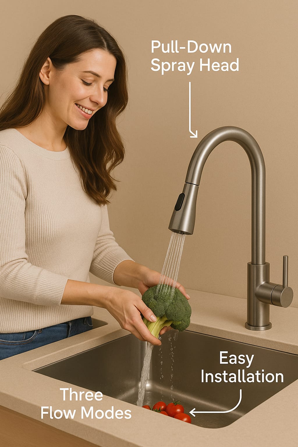 3-in-1 Kitchen faucet