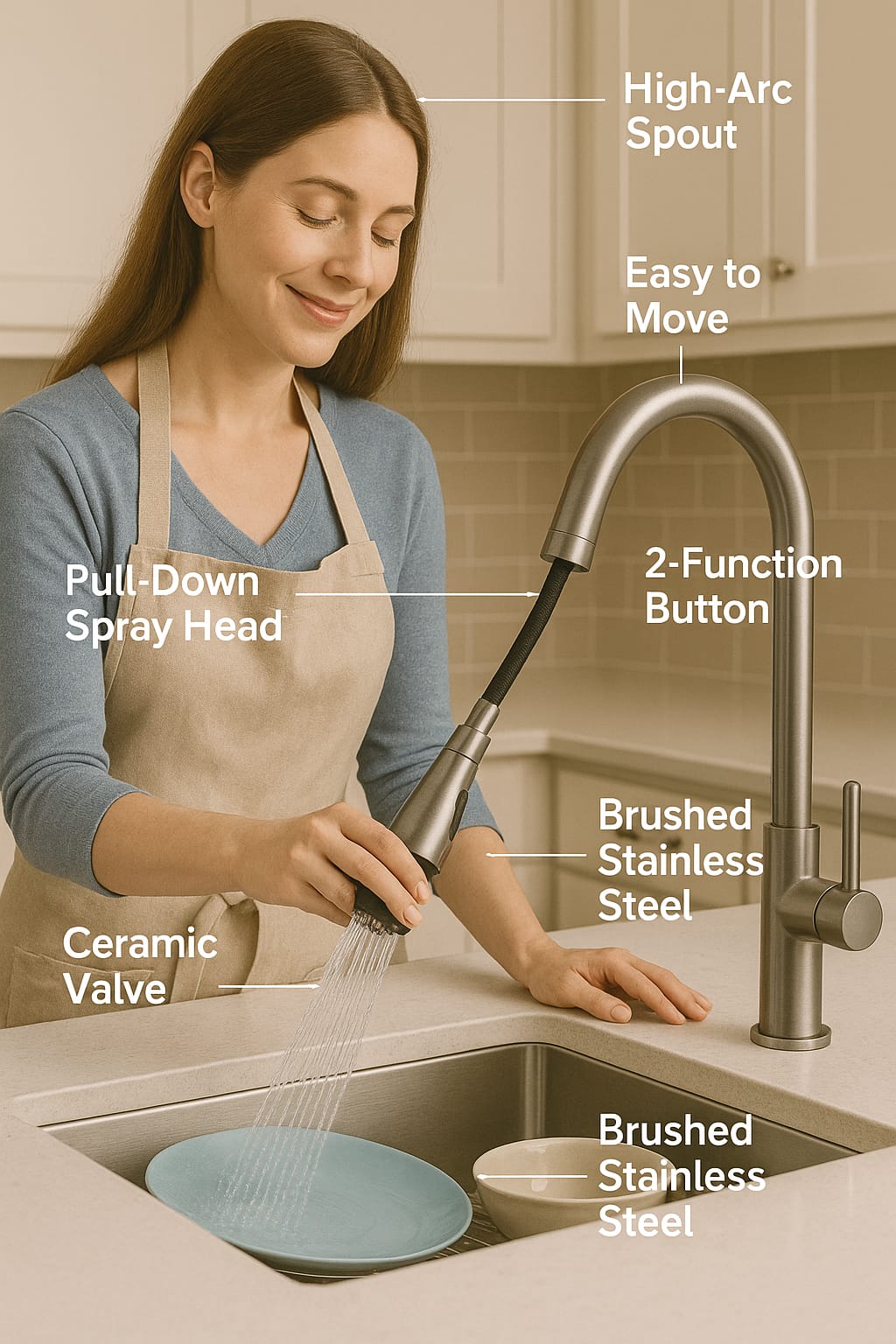 3-in-1 Kitchen faucet